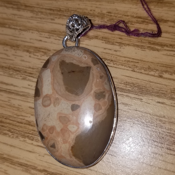 New Sterling silver Stomalite pendant - Picture 7 of 8